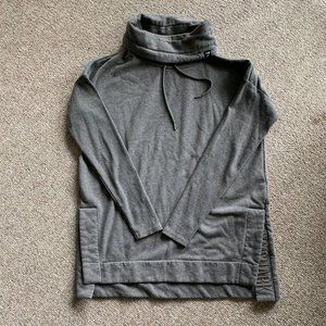 Gymshark Slounge Ribbed Pullover – S – Charcoal